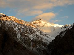 45 Sunrise On Hill Close Up West Of Sughet Jangal K2 North Face China Base Camp.jpg